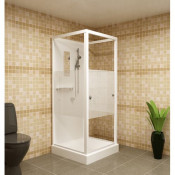 Душевая кабина RGW Andaman OLB-206 90x90 с фронтальным входом белый профиль 13130699-95